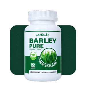 barley pure supplement bottle mockup