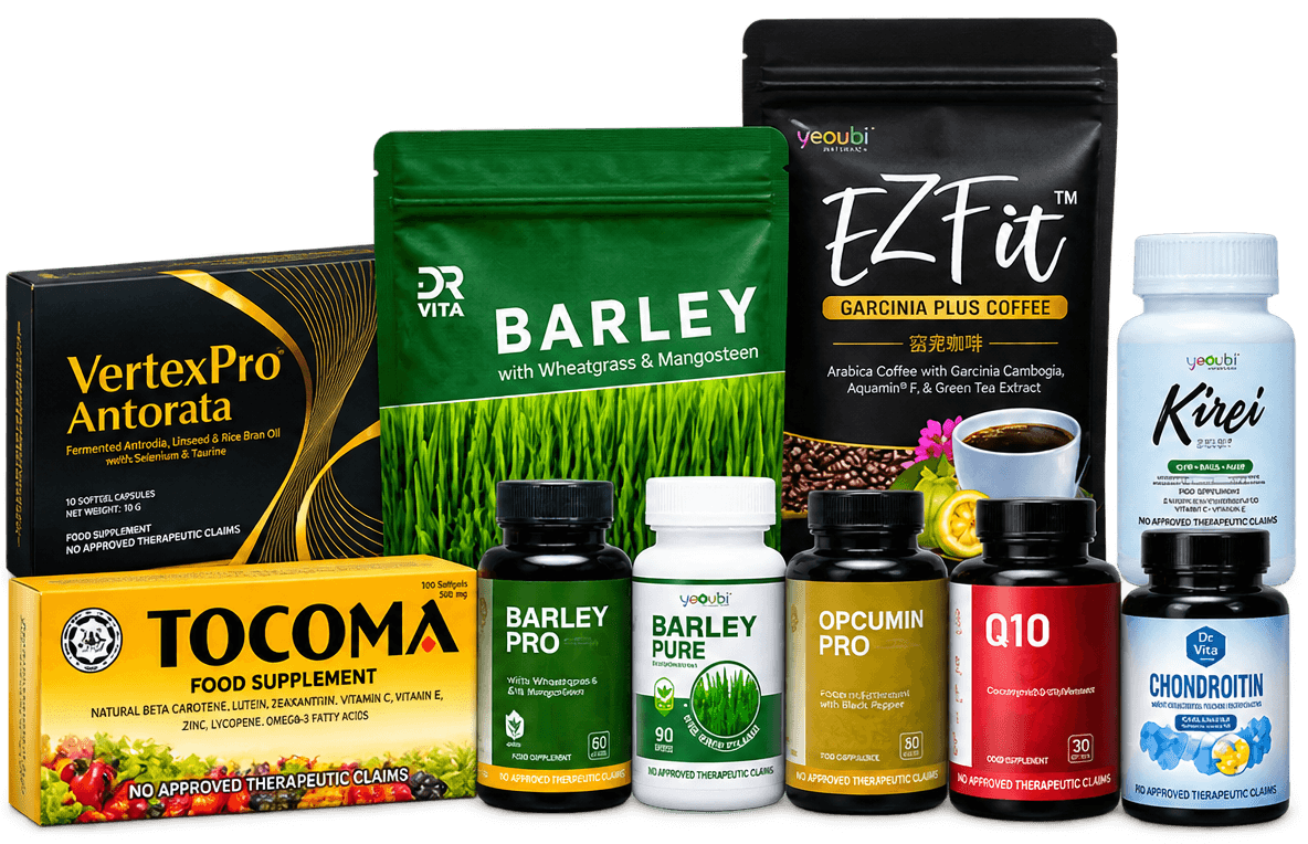 premium dietary supplement product collection